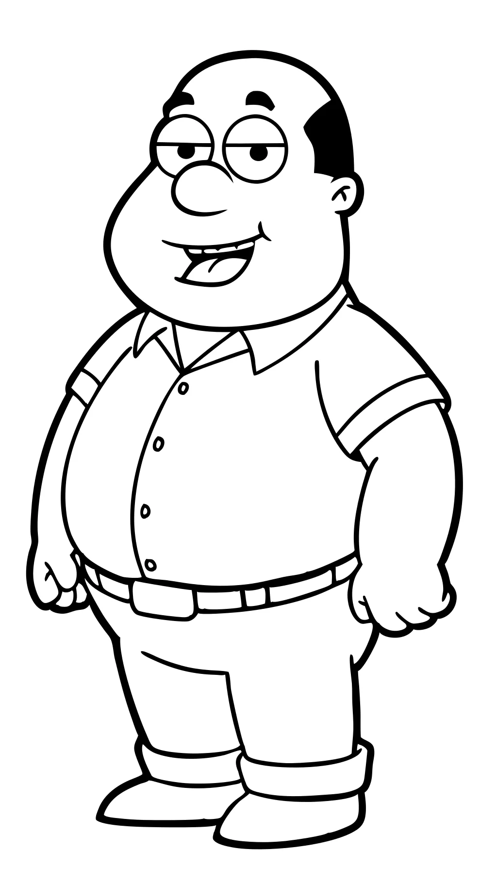 páginas para colorear de Peter Griffin